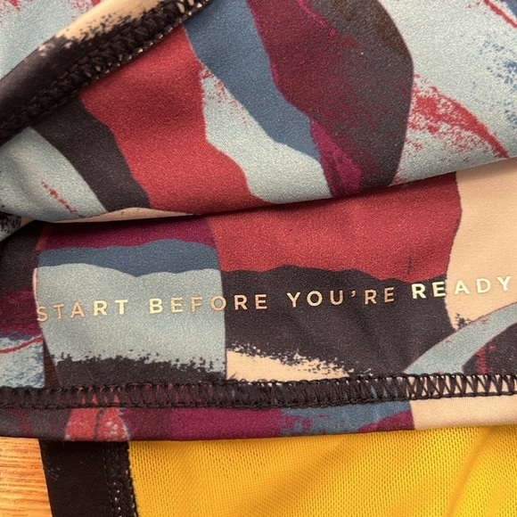 NWT Fourlaps Poise Longline Bra‎ Size XL Abstract Landscape Print - Picture 5 of 10